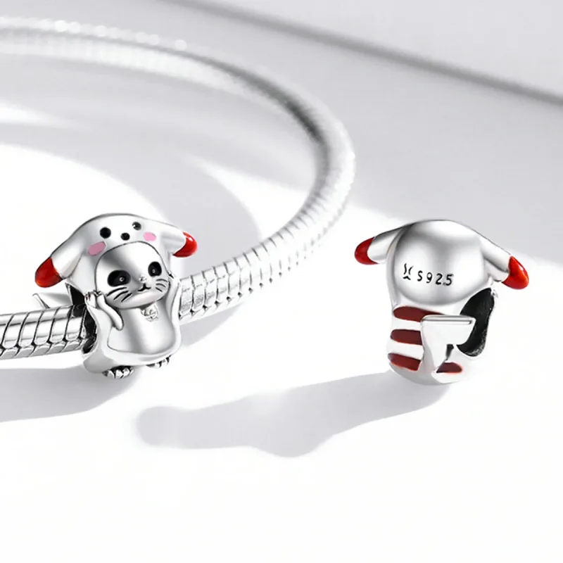 (kép) PANDORA típusú Aranyos macska Charm - SCC2011 - Megtekintés 4