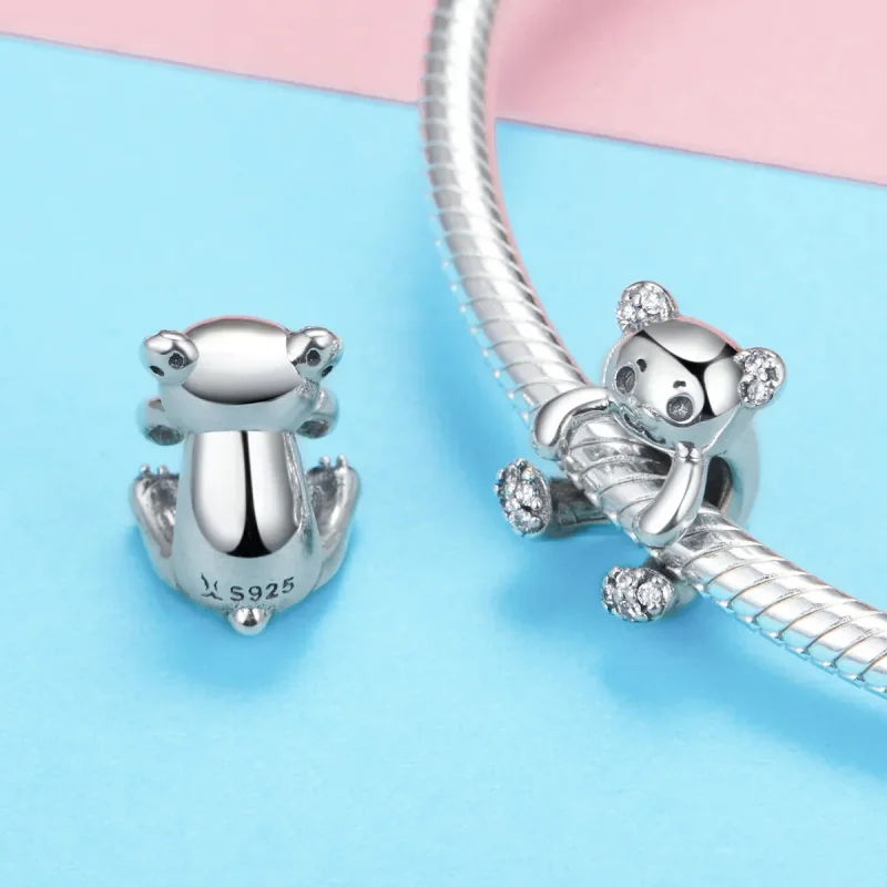 (kép) PANDORA típusú aranyos medve charm - SCC984 - Megtekintés 3