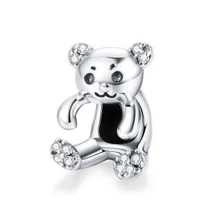 (kép) PANDORA típusú aranyos medve charm - SCC984