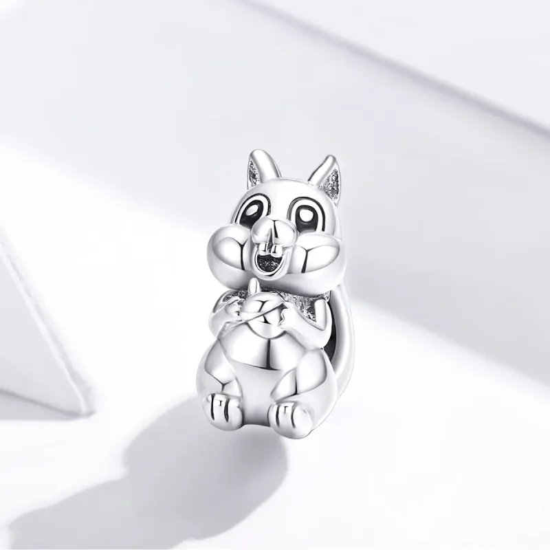(kép) PANDORA típusú aranyos mókus charm - BSC338 - Megtekintés 2