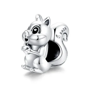 (kép) PANDORA típusú aranyos mókus charm - BSC338