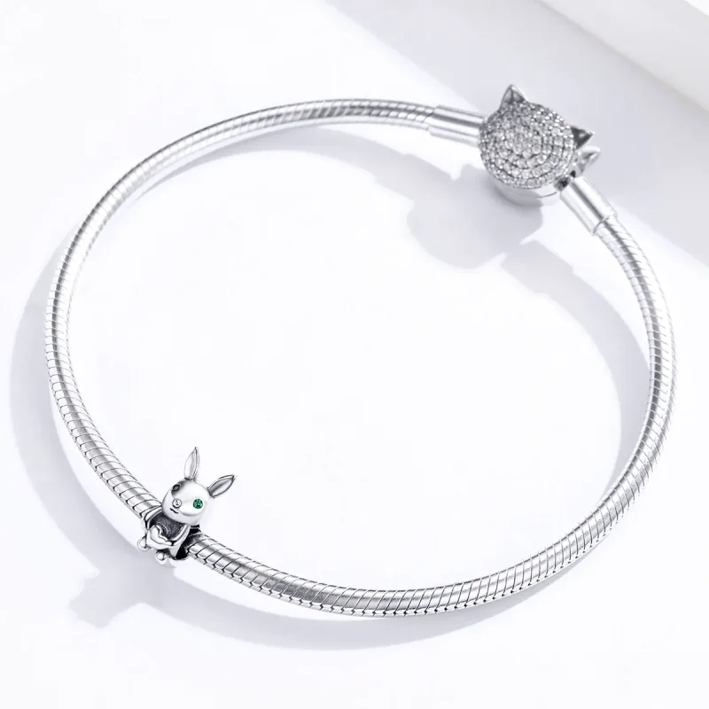 (kép) PANDORA típusú Aranyos nyúl Charm - BSC169 - Megtekintés 3