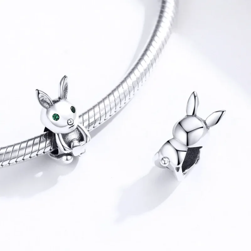 (kép) PANDORA típusú Aranyos nyúl Charm - BSC169 - Megtekintés 4