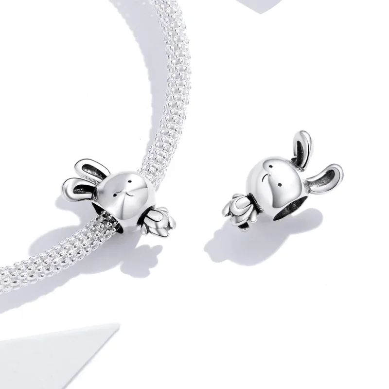 (kép) PANDORA típusú aranyos nyuszi charm - SCC1517 - Megtekintés 4