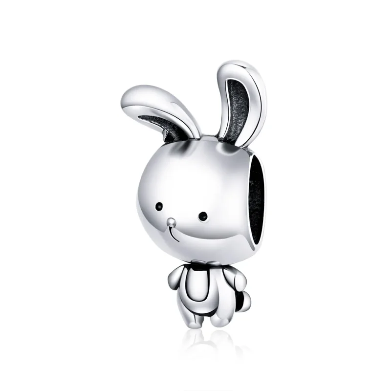 (kép) PANDORA típusú aranyos nyuszi charm - SCC1517