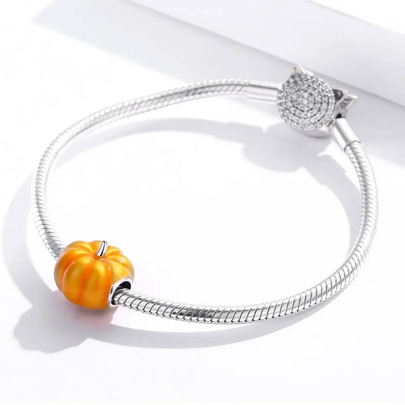 (kép) PANDORA típusú aranyos sütőtök charm - BSC333 - Megtekintés 3