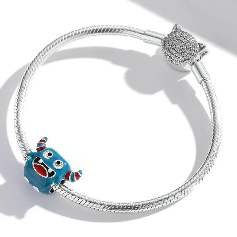 (kép) PANDORA típusú Aranyos szörnyeteg Charm - SCC2055 - Megtekintés 3