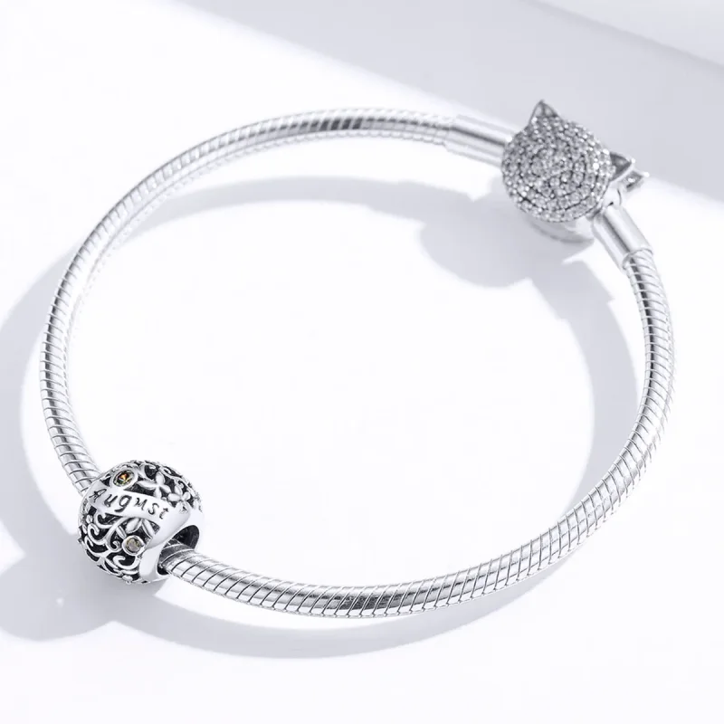 (kép) PANDORA típusú augusztus peridot születési kő charm - SCC1385-8 - Megtekintés 2