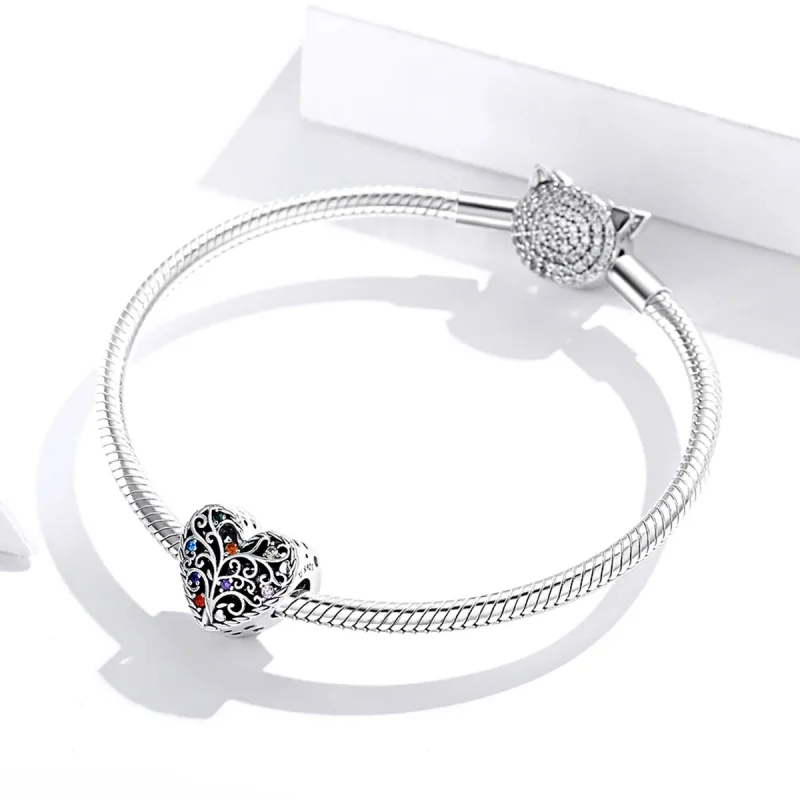 (kép) PANDORA típusú az élet fája charm - SCC1608 - Megtekintés 3