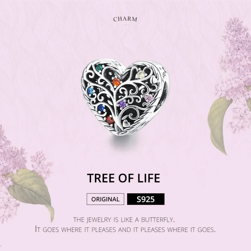 (kép) PANDORA típusú az élet fája charm - SCC1608 - Megtekintés 6