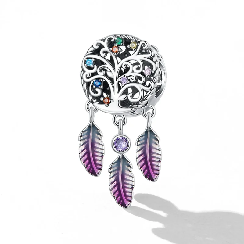 (kép) PANDORA típusú Az élet fája álomfogó Charm - SCC2268 - Megtekintés 2
