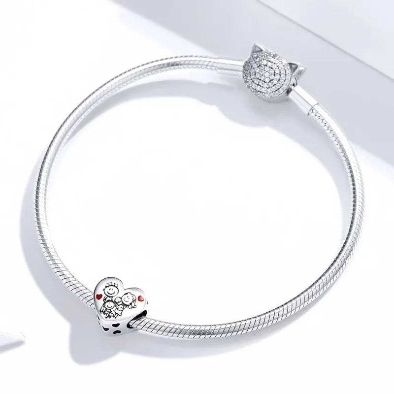 (kép) PANDORA típusú az én családom charm - BSC237 - Megtekintés 3