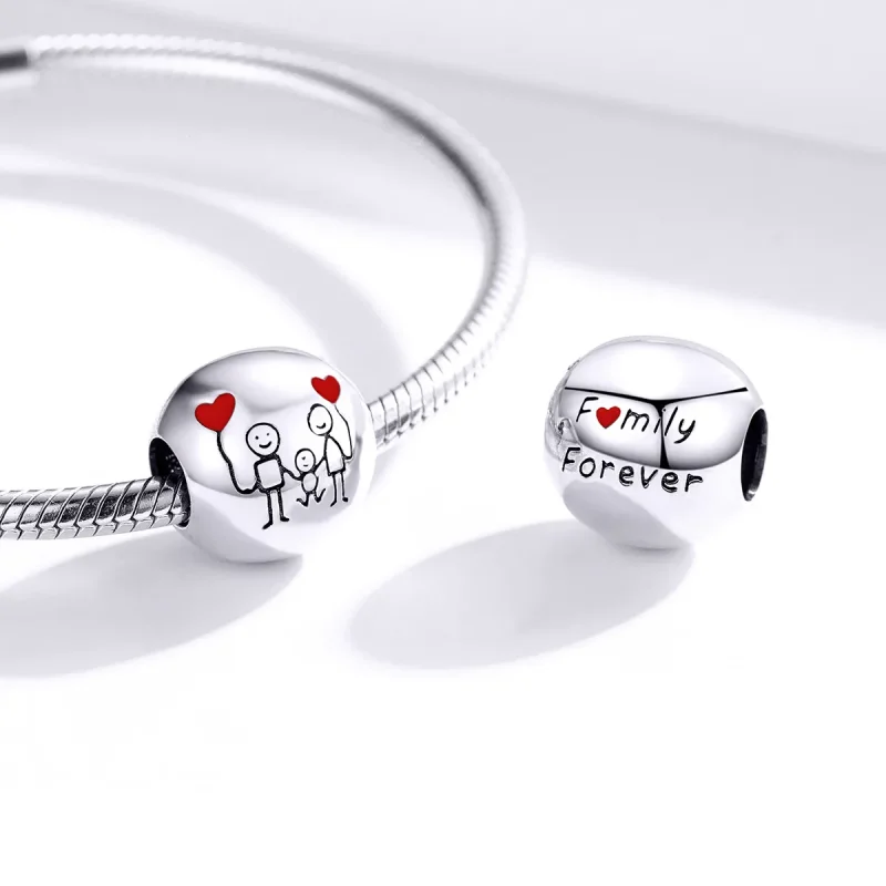 (kép) PANDORA típusú az én családom charm - SCC1339 - Megtekintés 4