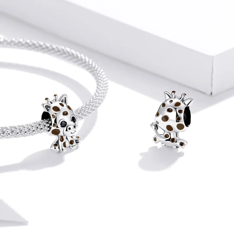 (kép) PANDORA típusú baba zsiráf charm - SCC1691 - Megtekintés 4