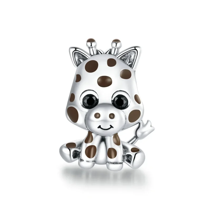 (kép) PANDORA típusú baba zsiráf charm - SCC1691
