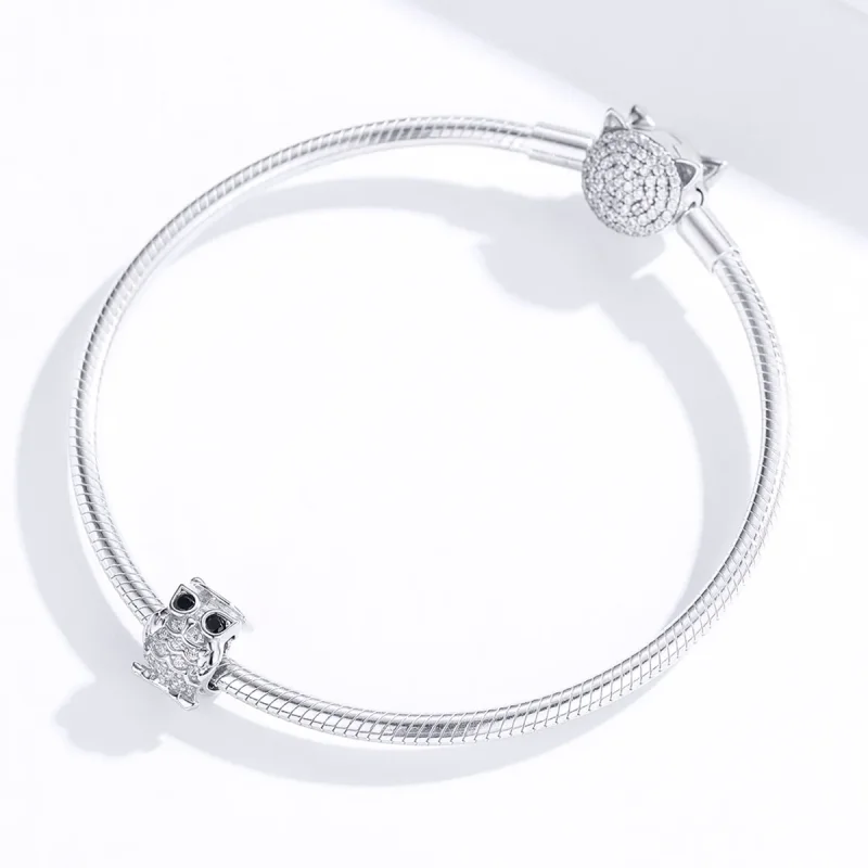 (kép) PANDORA típusú bagoly charm - BSC124 - Megtekintés 2