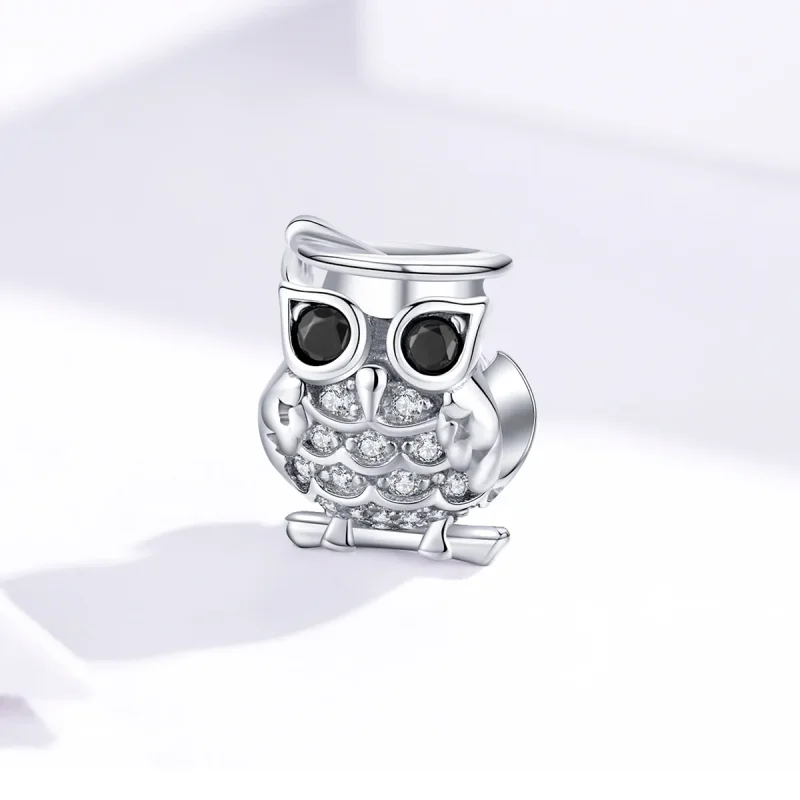 (kép) PANDORA típusú bagoly charm - BSC124 - Megtekintés 3
