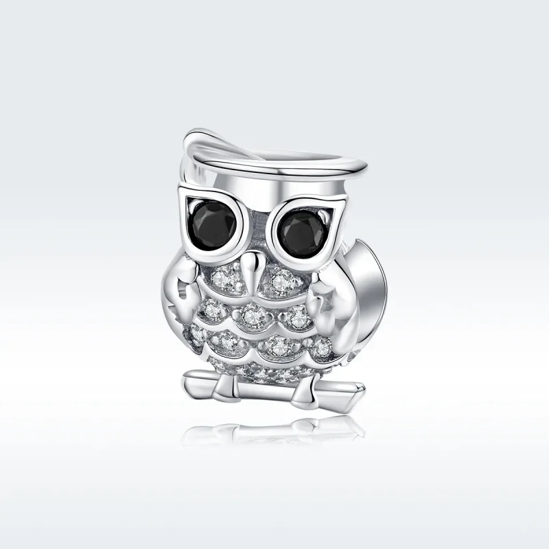 (kép) PANDORA típusú bagoly charm - BSC124
