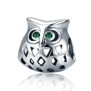 (kép) PANDORA típusú bagoly charm - SCC424