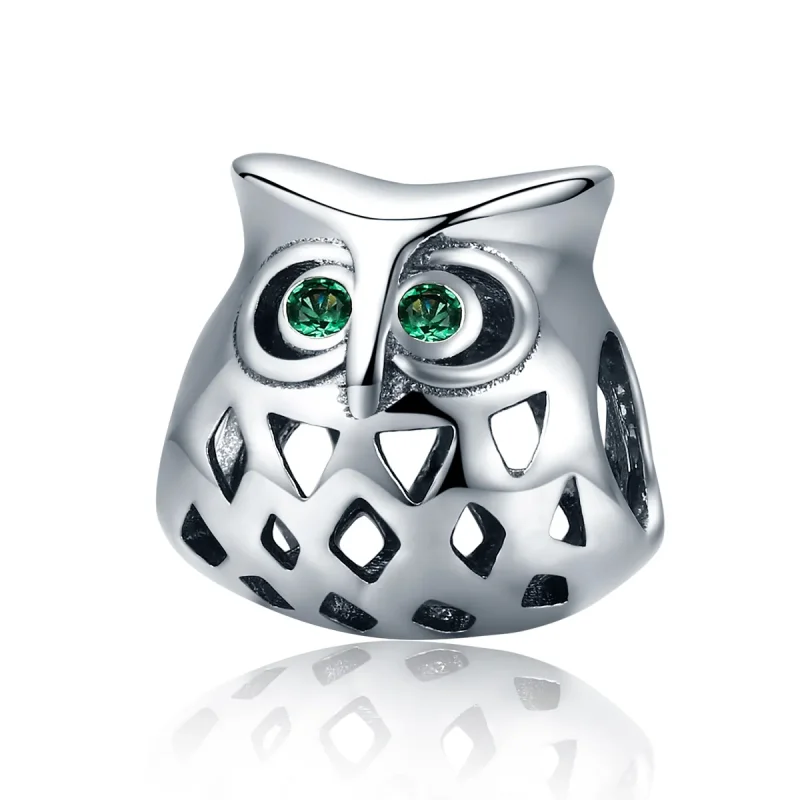 (kép) PANDORA típusú bagoly charm - SCC424