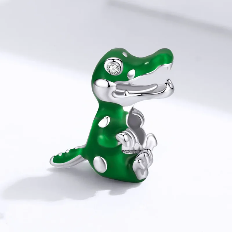 (kép) PANDORA típusú Bébi krokodil Charm - BSC190 - Megtekintés 2