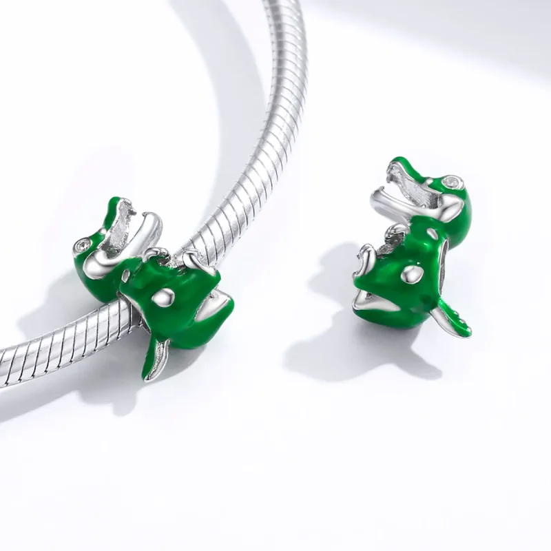 (kép) PANDORA típusú Bébi krokodil Charm - BSC190 - Megtekintés 4