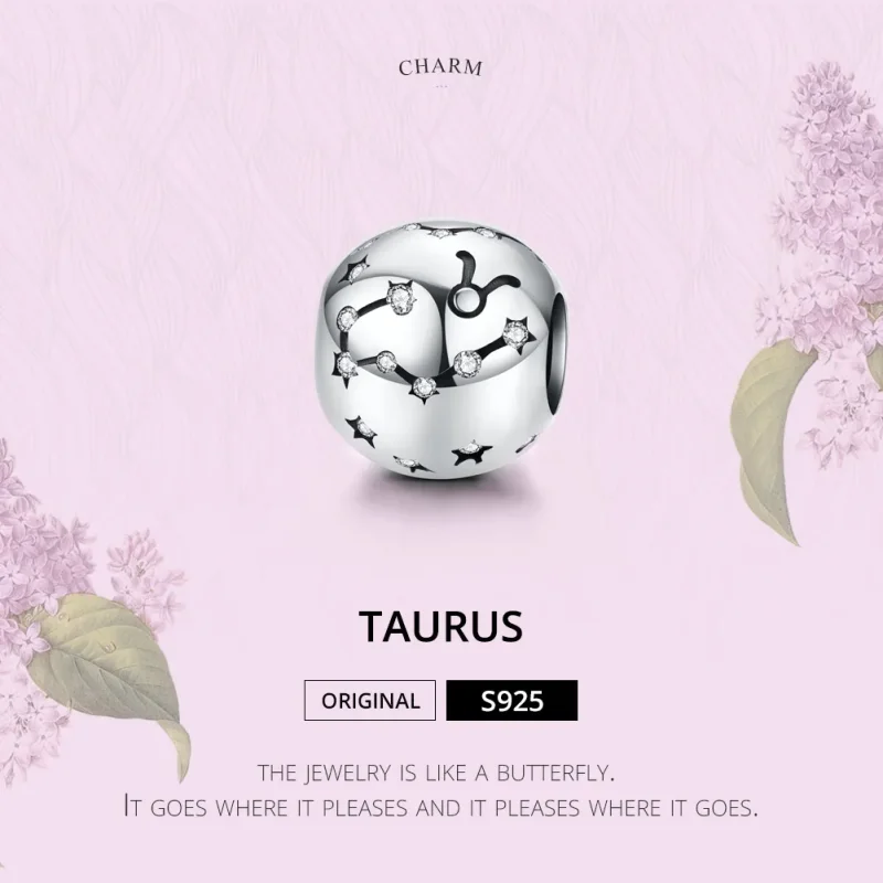 (kép) PANDORA típusú bika charm - SCC1218-2 - Megtekintés 2