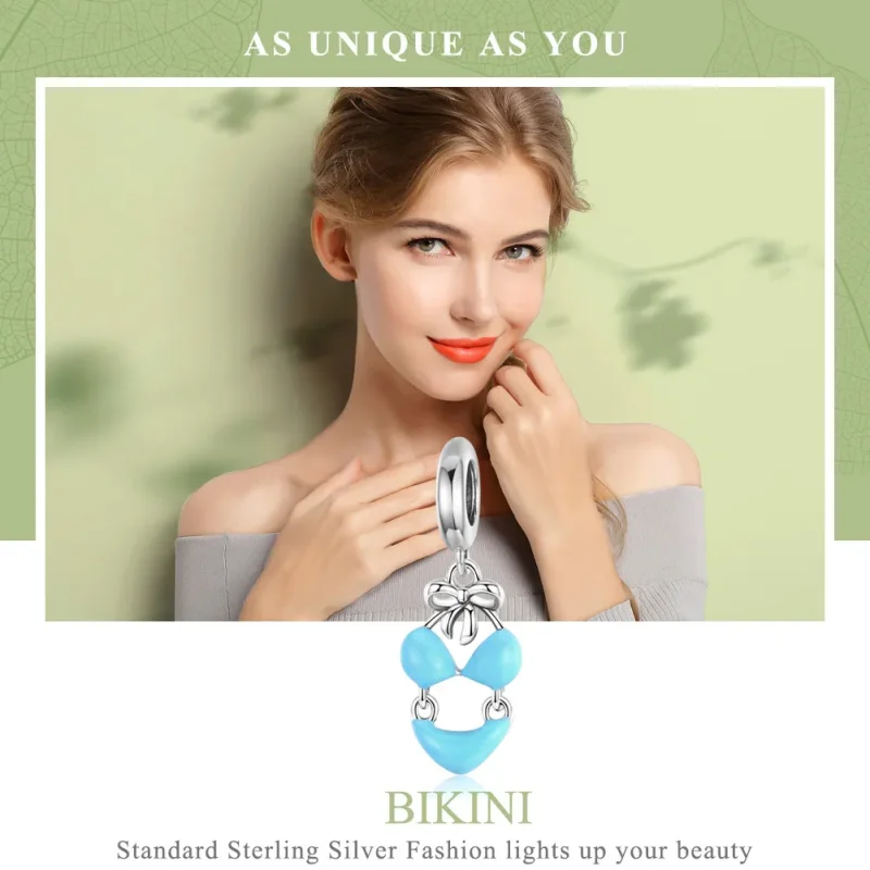 (kép) PANDORA típusú bikini függő charm - SCC1157 - Megtekintés 2