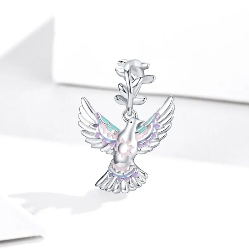(kép) PANDORA típusú béke galamb charm - BSC295 - Megtekintés 2