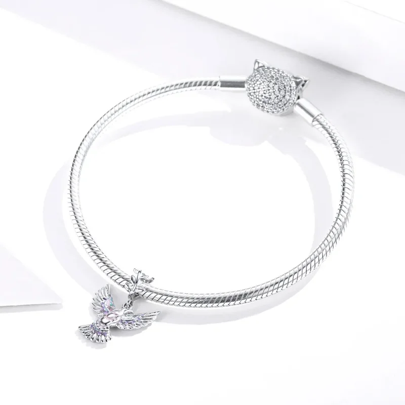 (kép) PANDORA típusú béke galamb charm - BSC295 - Megtekintés 3