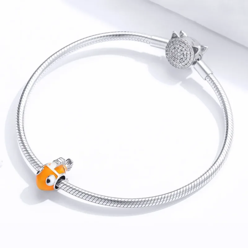 (kép) PANDORA típusú Bohóchal Charm - BSC206 - Megtekintés 2