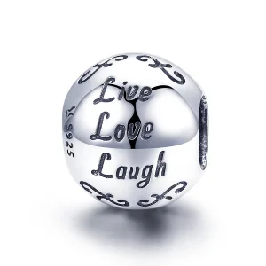 (kép) PANDORA típusú boldog életem charm - SCC966