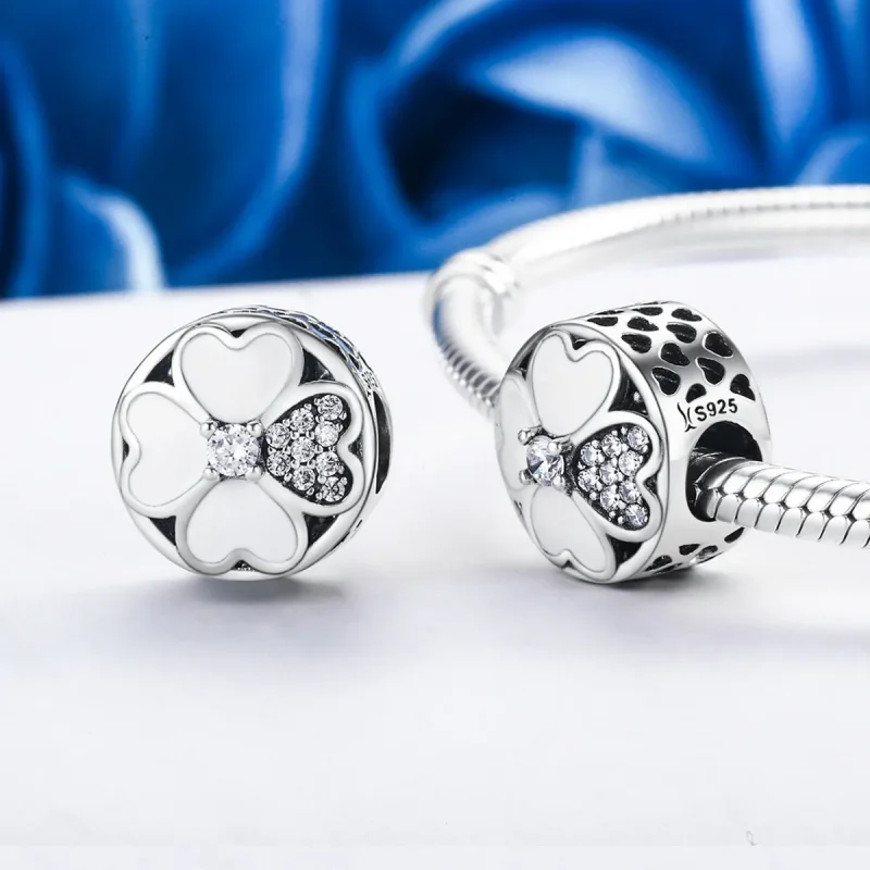 (kép) PANDORA típusú boldog szirmok charm - SCC250 - Megtekintés 4
