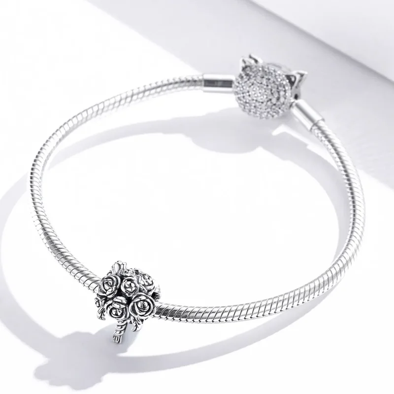 (kép) PANDORA típusú brdal csokor charm - SCC1566 - Megtekintés 3