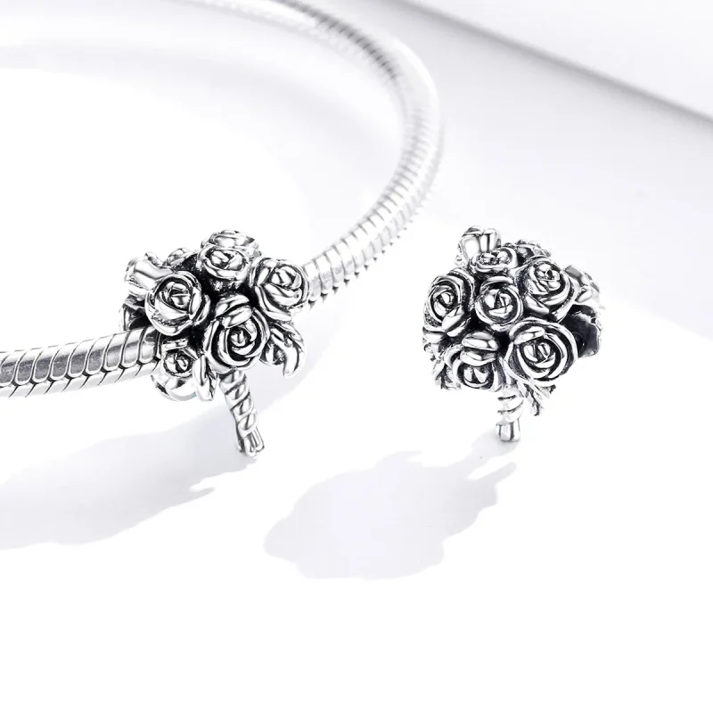 (kép) PANDORA típusú brdal csokor charm - SCC1566 - Megtekintés 4