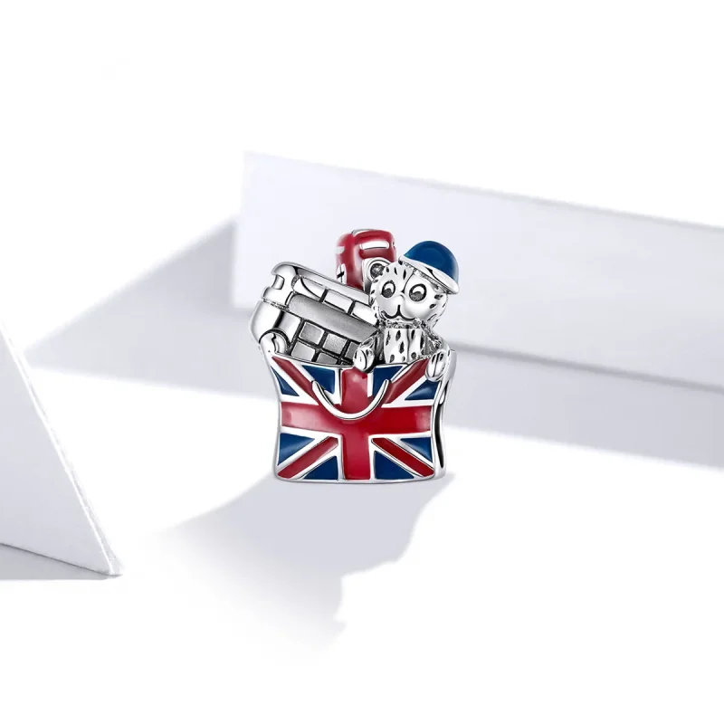 (kép) PANDORA típusú brit ajándékok charm - SCC1740 - Megtekintés 2
