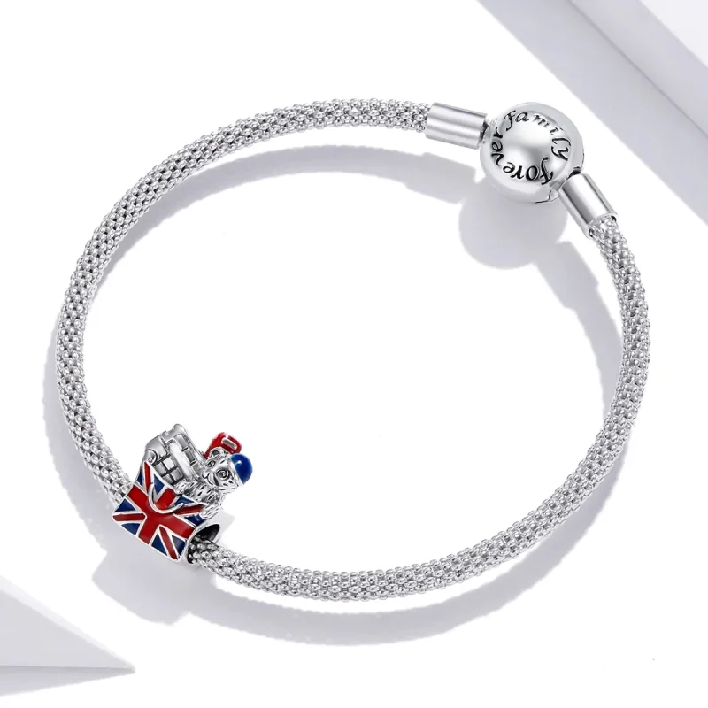 (kép) PANDORA típusú brit ajándékok charm - SCC1740 - Megtekintés 3
