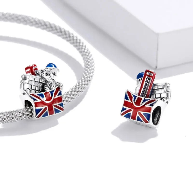 (kép) PANDORA típusú brit ajándékok charm - SCC1740 - Megtekintés 4