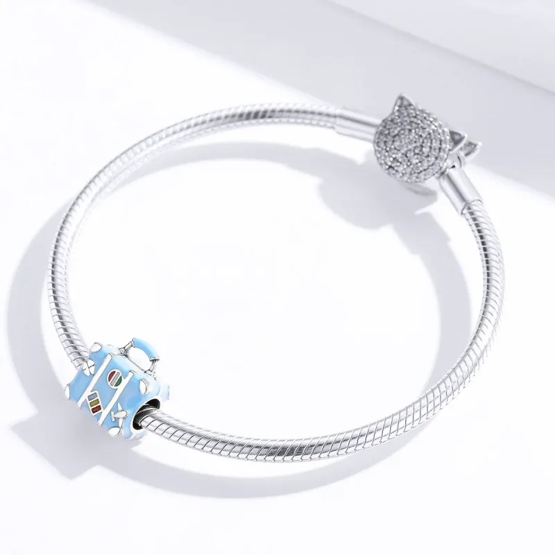 (kép) PANDORA típusú bőrönd charm - SCC1377 - Megtekintés 4
