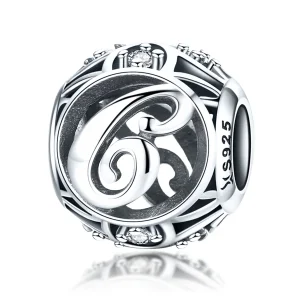 (kép) PANDORA típusú C betű Charm - SCC738-C
