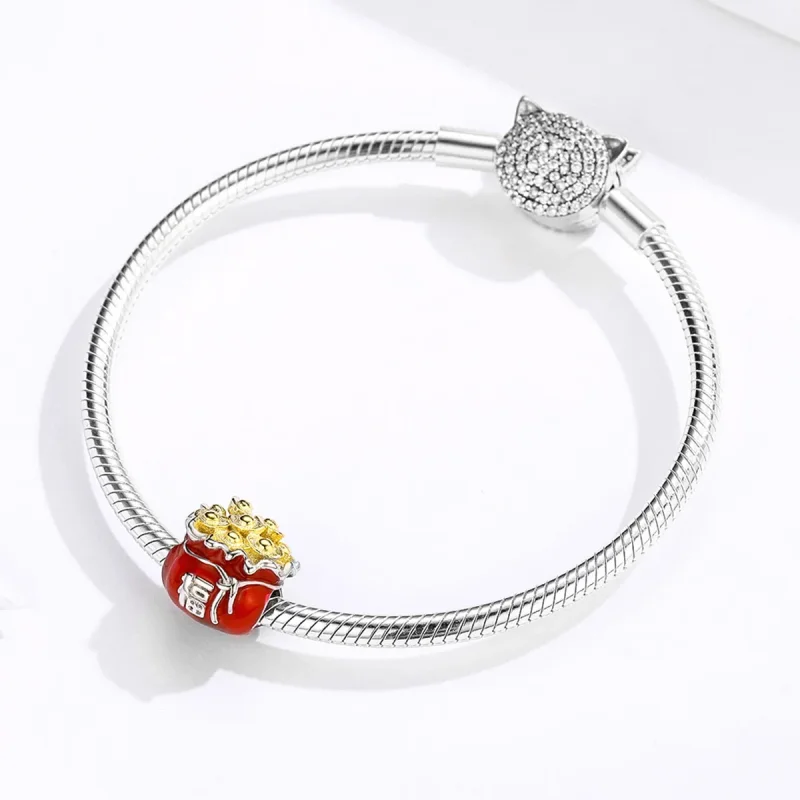 (kép) PANDORA típusú china lucky bag charm - BSC100 - Megtekintés 3