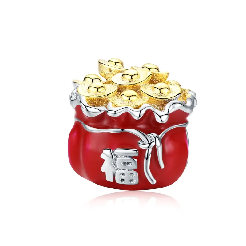 (kép) PANDORA típusú china lucky bag charm - BSC100