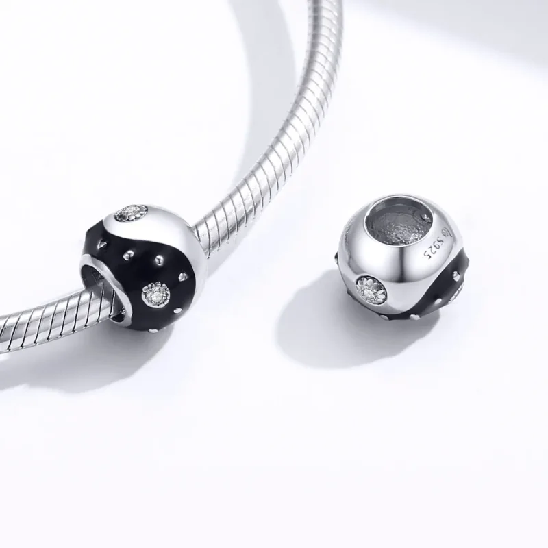 (kép) PANDORA típusú chinoiserie yin yang charm - BSC192 - Megtekintés 4