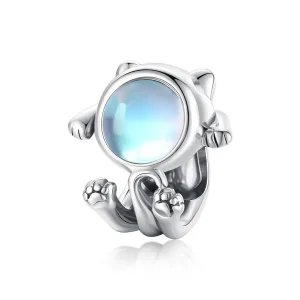 PANDORA típusú cica űrhajós charm - SCC1697 (kép) PANDORA típusú cica űrhajós charm - SCC1697