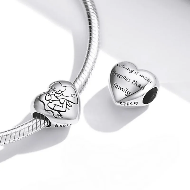(kép) PANDORA típusú Család Charm - BSC494 - Megtekintés 4