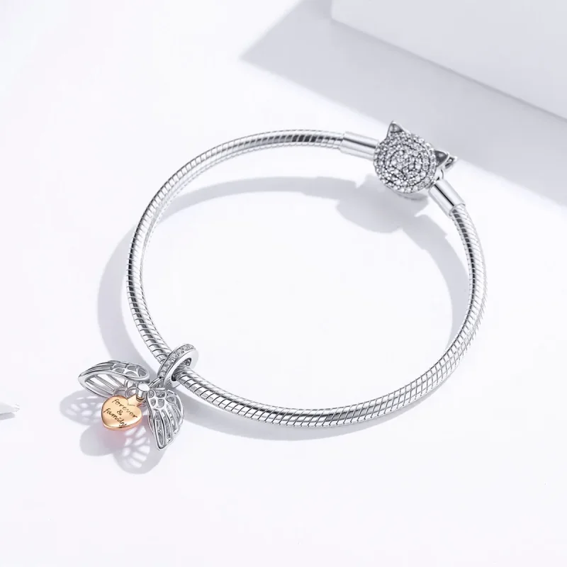 (kép) PANDORA típusú család örökké függő charm - SCC1299 - Megtekintés 4