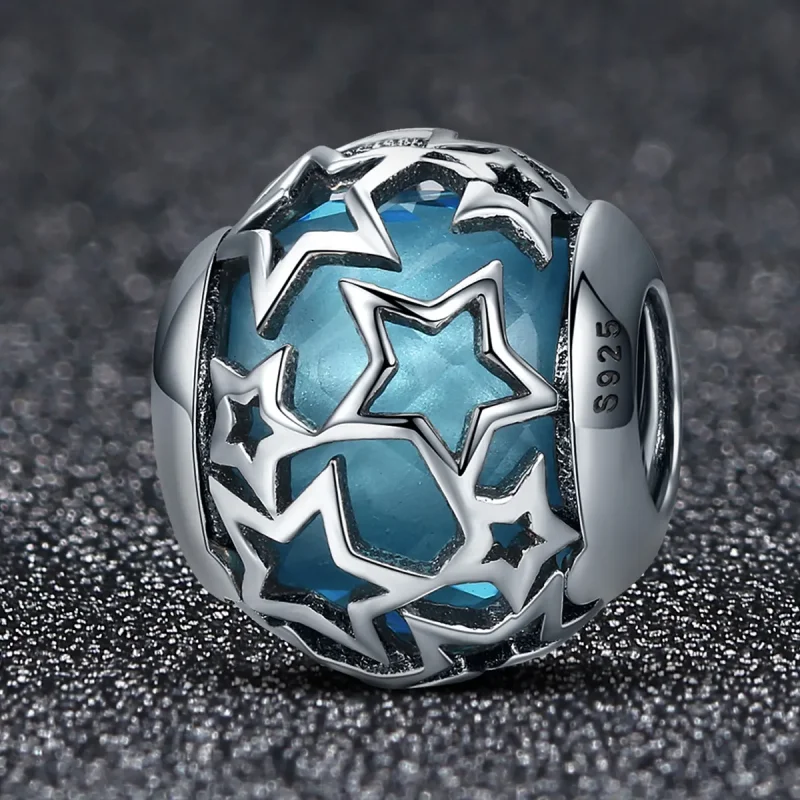 (kép) PANDORA típusú csillagok charm - SCC411 - Megtekintés 2