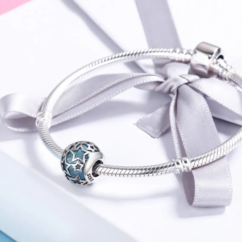 (kép) PANDORA típusú csillagok charm - SCC411 - Megtekintés 4