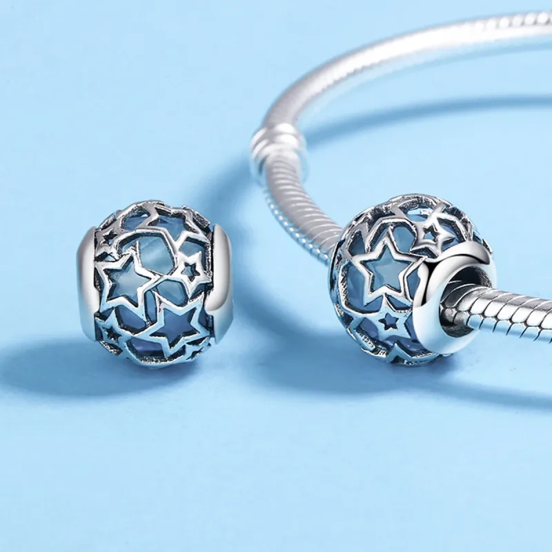 (kép) PANDORA típusú csillagok charm - SCC411 - Megtekintés 5