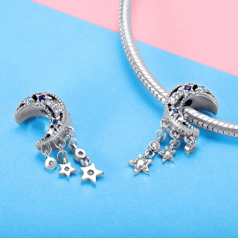 (kép) PANDORA típusú Csillagos ég Charm - BSC023 - Megtekintés 4